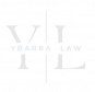 ybarra law firm logo in white/gray