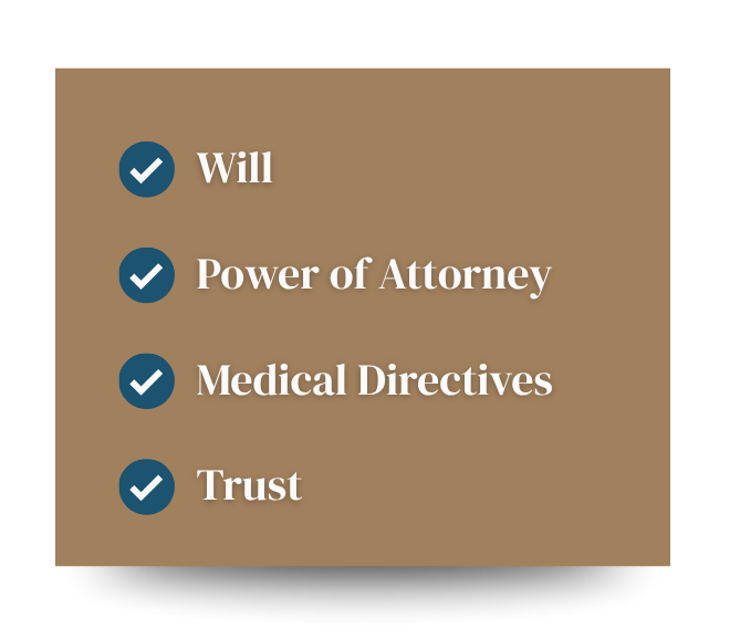 Core elements of an estate plan including will vs trust » Ybarra Law Firm Components of estate planning in Texas such as will, power of attorney, and trust