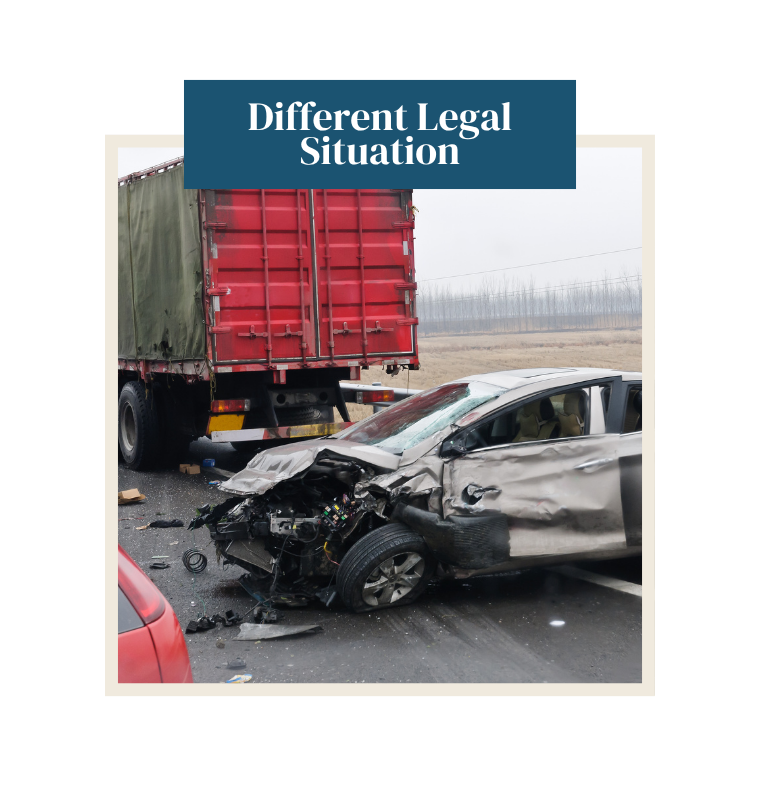 Car crushed in 18-wheeler collision requiring legal action