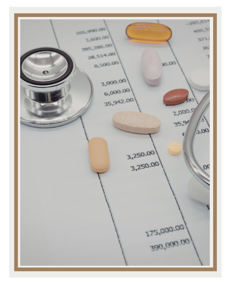 medical bills and stethoscope representing accident injury costs