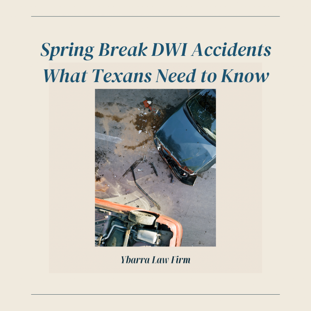 damaged vehicles after spring break dwi accidents in Texas