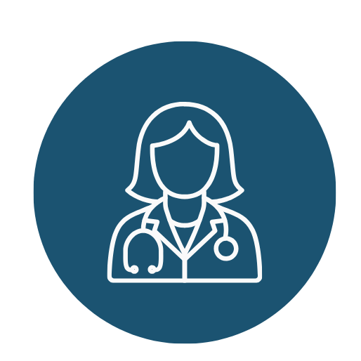 doctor icon representing medical treatment after drunk driving accident