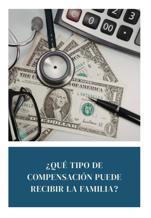 dinero y documentos relacionados con compensación por accidente en Texas