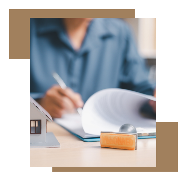 person signing documents for estate administration in probate