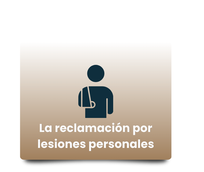 Ícono de reclamo por lesiones personales para víctima de accidente